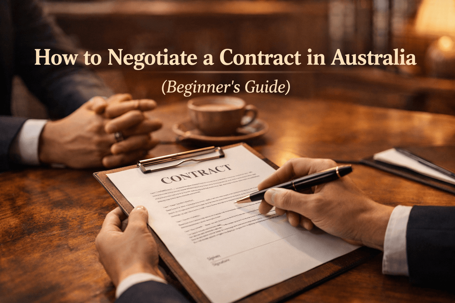 How to Negotiate a Contract in Australia (Beginner's Guide)